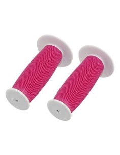 Mushroom Grips 7/8 long 115mm White/Pink.